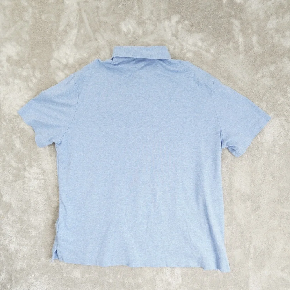 Polo Ralph Lauren Polo Shirt Men's XL Short Sleeve Heather Blue Preppy